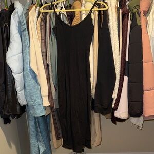 Wild Fable Black Ribbed Knit Top